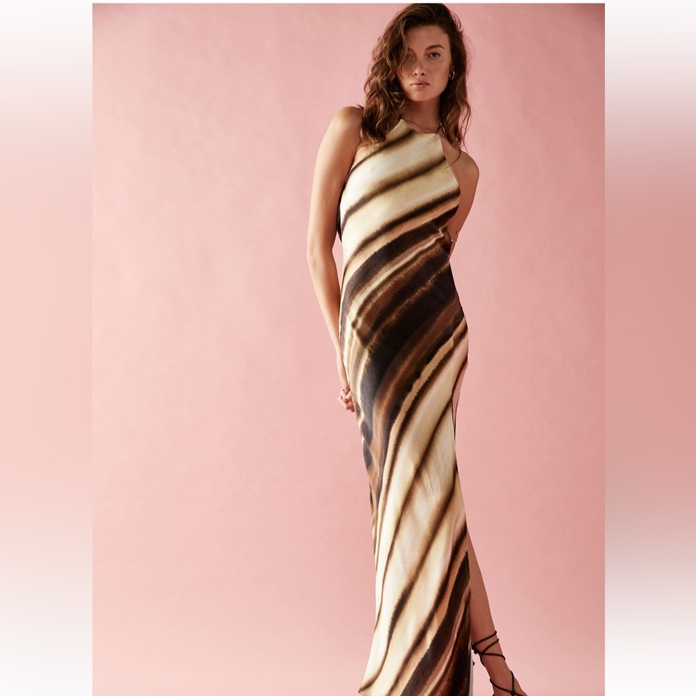 Bec and Bridge Watercolor Maxi Dress